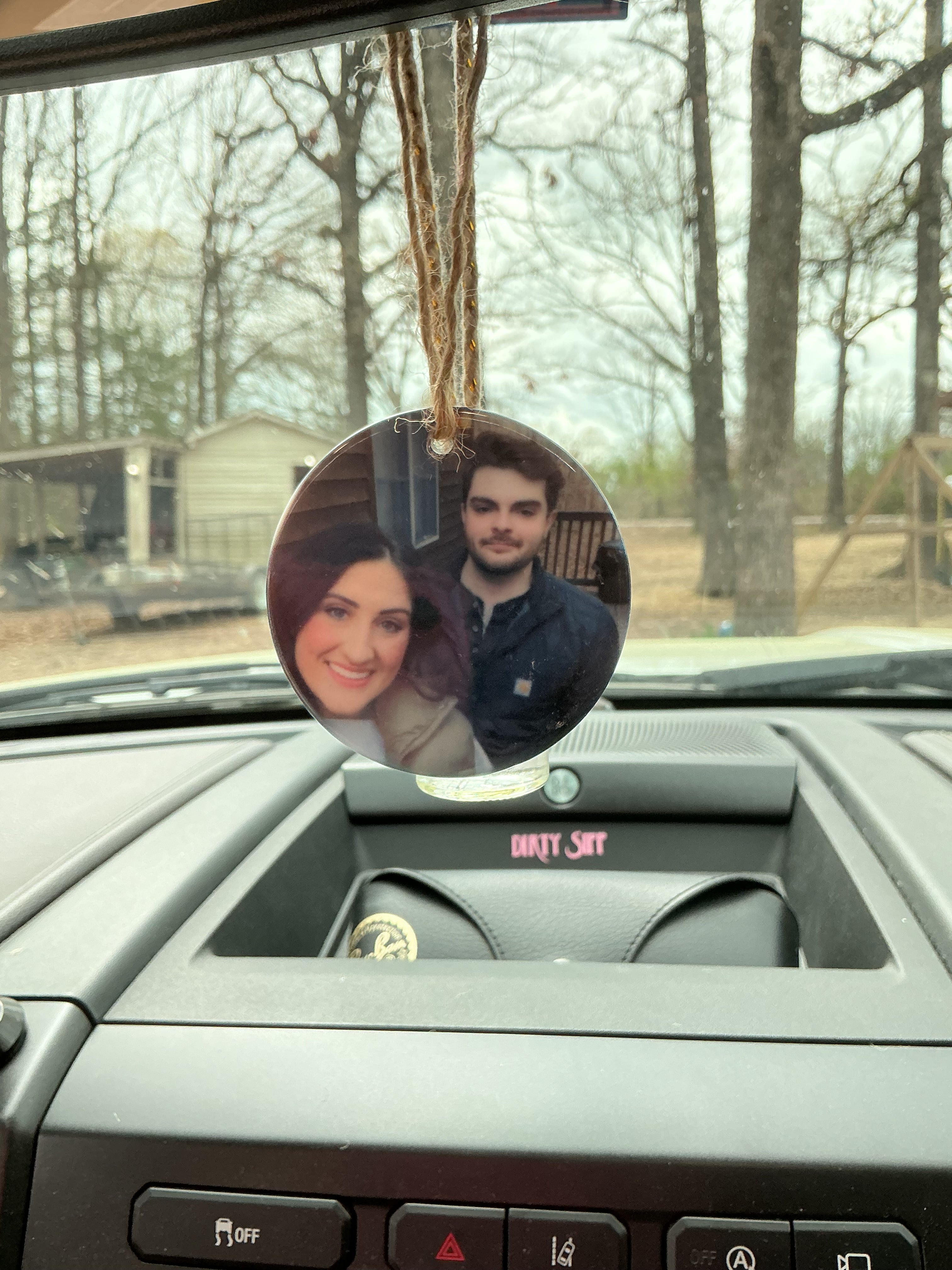 Custom Ceramic Car Tags