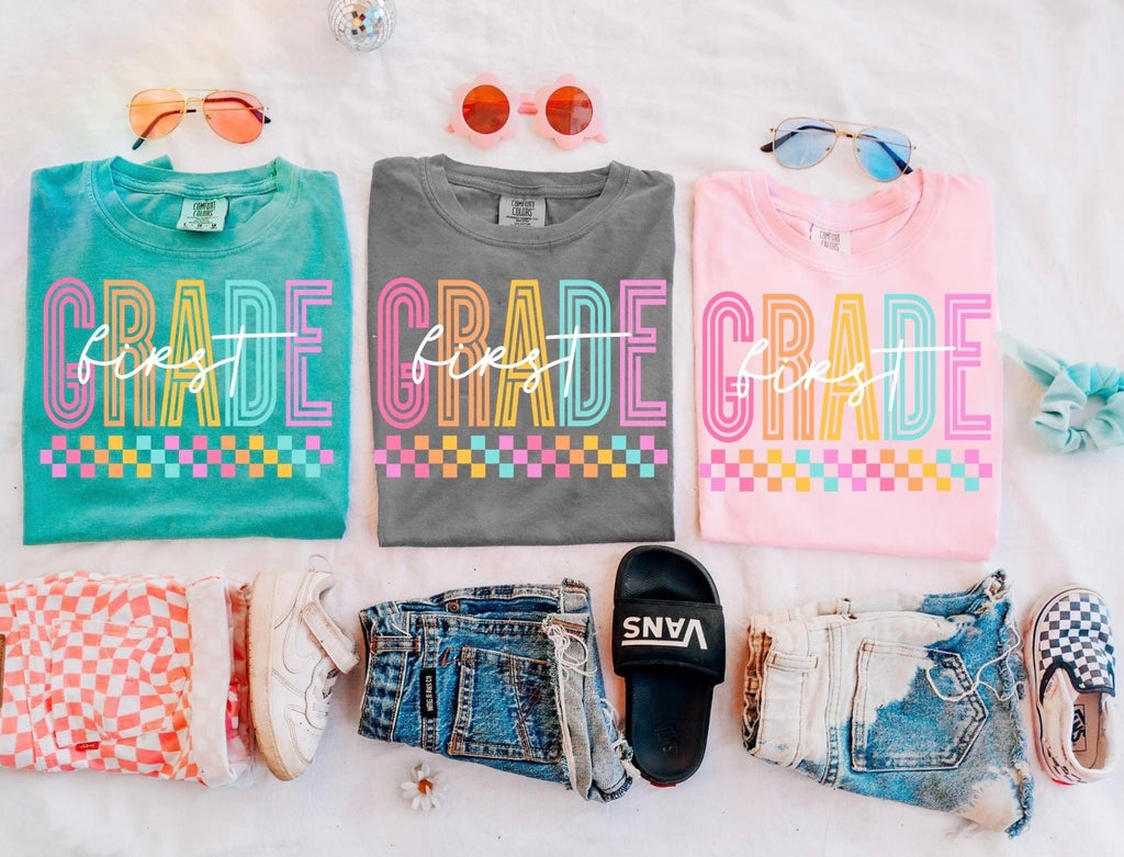 BACK TO SCHOOL NEON LINES SS COMFORT COLOR TEE