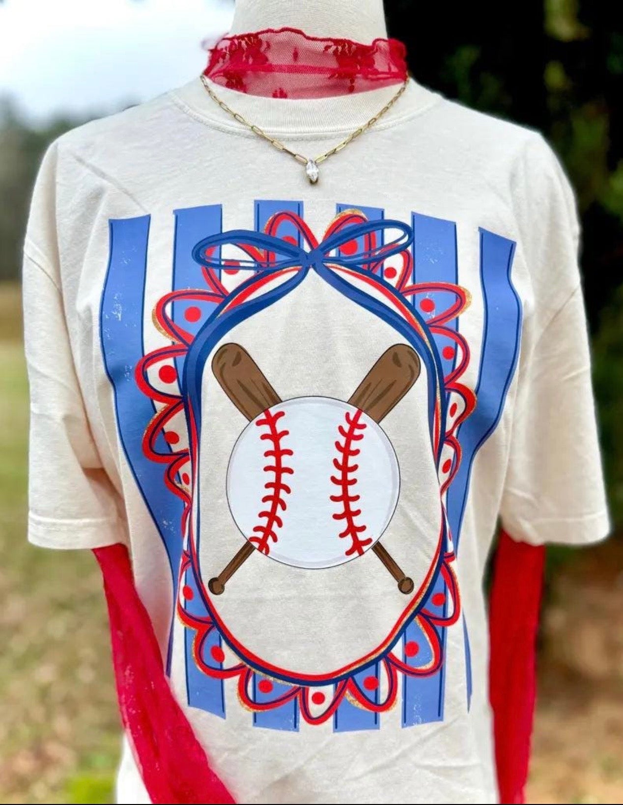 COQUETTE FRAME BASEBALL TEE